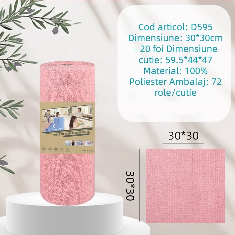 Lavetă de curățare a bucătăriei, îngroșată, absorbantă de ulei, din microfibră laminată, imprimată, ușor de rupt manual