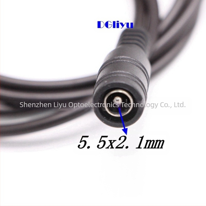 Cablu de alimentare CC, bară luminoasă monocromă LED unu-la-trei, prelungitor de alimentare pentru monitorizare unu-la-trei, conector LED fără lipire