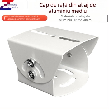 Supraveghere medie din aluminiu cu articulație universală îngroșată 0,2 cm cu cap de duckcick, suport pentru cameră de securitate, accesorii de securitate