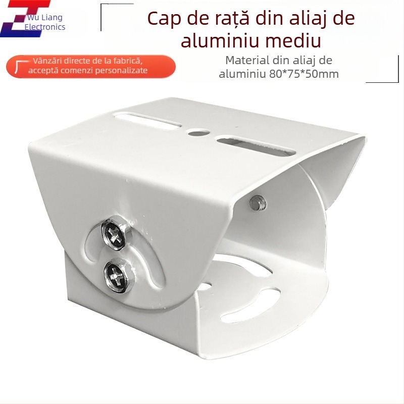Supraveghere medie din aluminiu cu articulație universală îngroșată 0,2 cm cu cap de duckcick, suport pentru cameră de securitate, accesorii de securitate