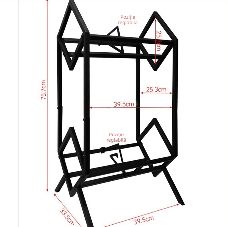 Rack de depozitare multifuncțional pentru discuri de vinil, sufragerie, suport creativ pentru discuri de vinil, multistrat, fier și lemn