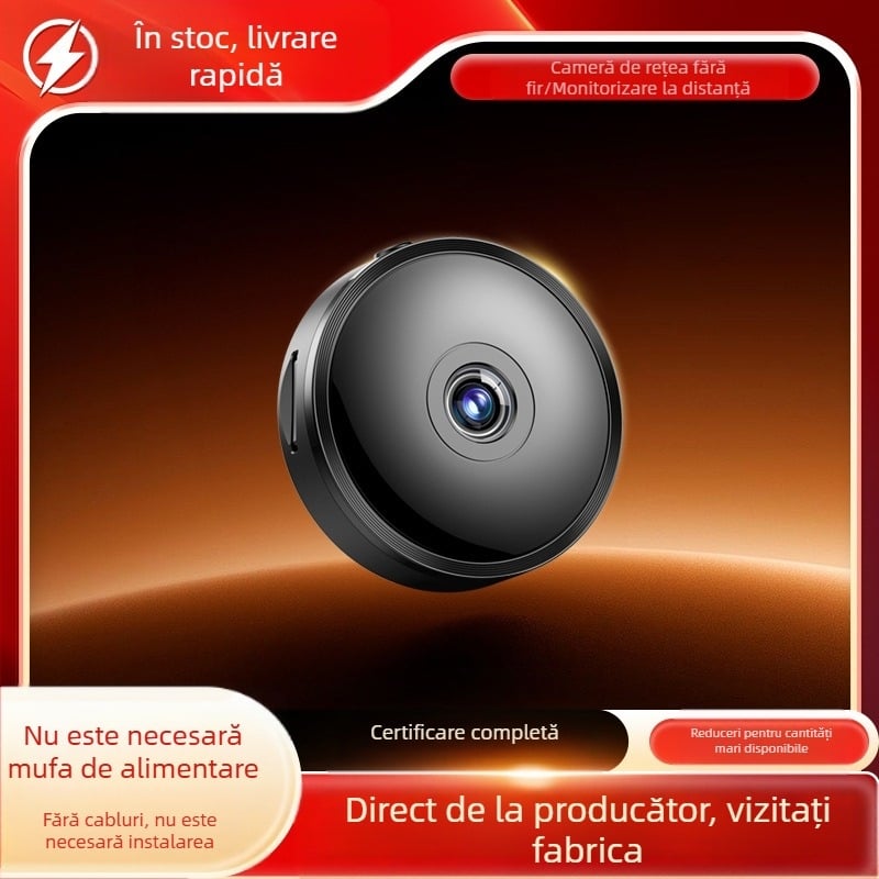 Cameră WiFi wireless cu baterie de oprire, versiune WiFi, baterie litiu încorporată, detectare PIR umanoidă, monitor de acasă