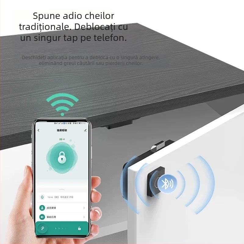 Tuya Bluetooth amprentă sertar încuietoare pantof dulap dosar cutie poștală încuietoare electronică dulap încuietoare amprentă încuietoare inteligentă electronică