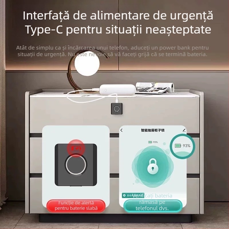 Tuya Bluetooth amprentă sertar încuietoare pantof dulap dosar cutie poștală încuietoare electronică dulap încuietoare amprentă încuietoare inteligentă electronică