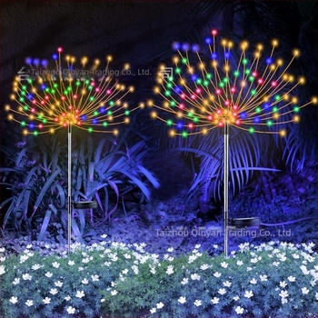 Lumini solare cu artificii, lumini cu păpădie, lumini cu șir, lumini intermitente, lumini decorative pentru decorarea peisajului exterior, a curții și a gazonului