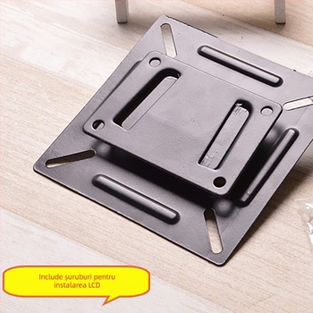 Suport de perete Sanjia pentru rame foto digitale, televizoare și monitoare, universal pentru distanțe între găuri de 75-100 mm, instrument de montare pe perete