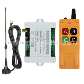 AC100-250V 4 canale 433 Wireless Remote Control Switch multifuncțional coadă placă macara telecomandă la distanță 2000M