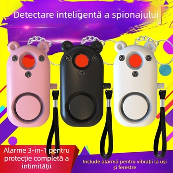 Detector de cameră anti-invizibilă pentru hotel, cu detector infraroșu de alarmă anti-lup și vibrații pentru uși și ferestre