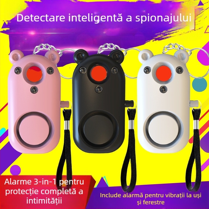 Detector de cameră anti-invizibilă pentru hotel, cu detector infraroșu de alarmă anti-lup și vibrații pentru uși și ferestre