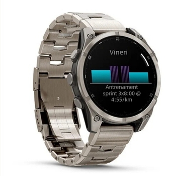 Potrivit pentru Jiaming F-nix 8 AMOLED cu cataramă cu eliberare rapidă Turtle, curea din titan de 47 mm, nouă