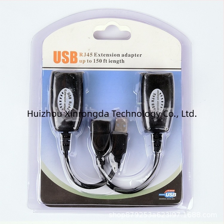 Extensor USB transfrontalier 50 m amplificator de semnal extensie USB extender de rețea USB 2.0 la RJ45