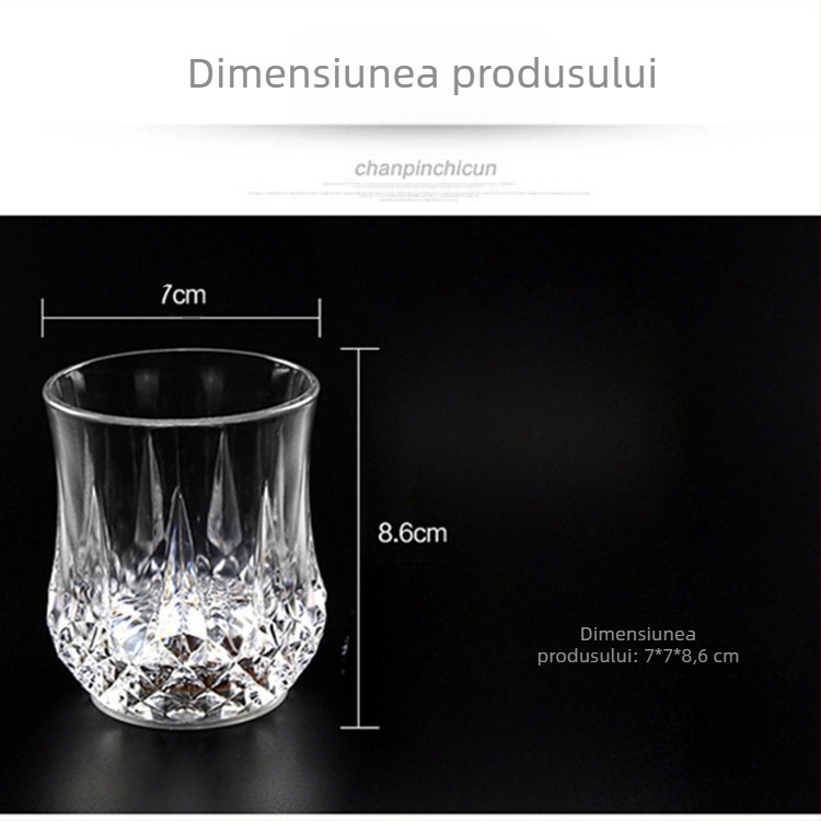 Cupă cu inducție cu schimbare de culoare direct din fabrică, cu ananas colorat, cu lumină de inducție colorată, în stoc