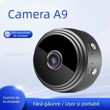 Cameră de supraveghere video Wifi wireless A9, viziune nocturnă cu infraroșu, cameră de supraveghere video U21 V380Por, securitate inteligentă, comerț exterior
