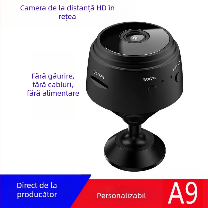 Cameră de supraveghere video Wifi wireless A9, viziune nocturnă cu infraroșu, cameră de supraveghere video U21 V380Por, securitate inteligentă, comerț exterior