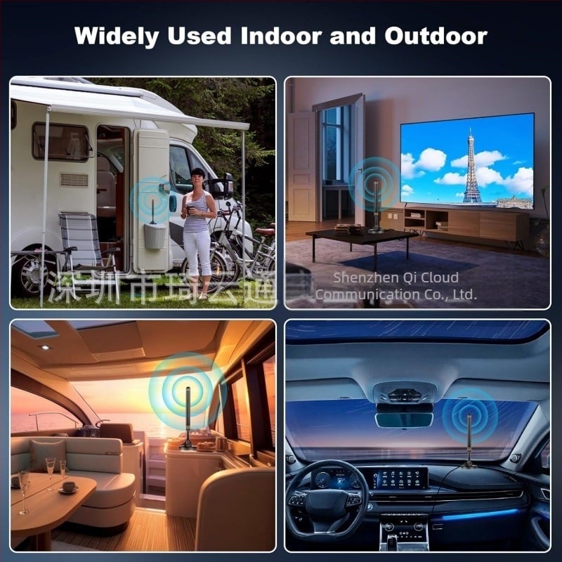 Antenă TV digitală, formă modernă, antenă TV transfrontalieră HDTV 4K, antenă TV cu undă terestră rurală, receptor