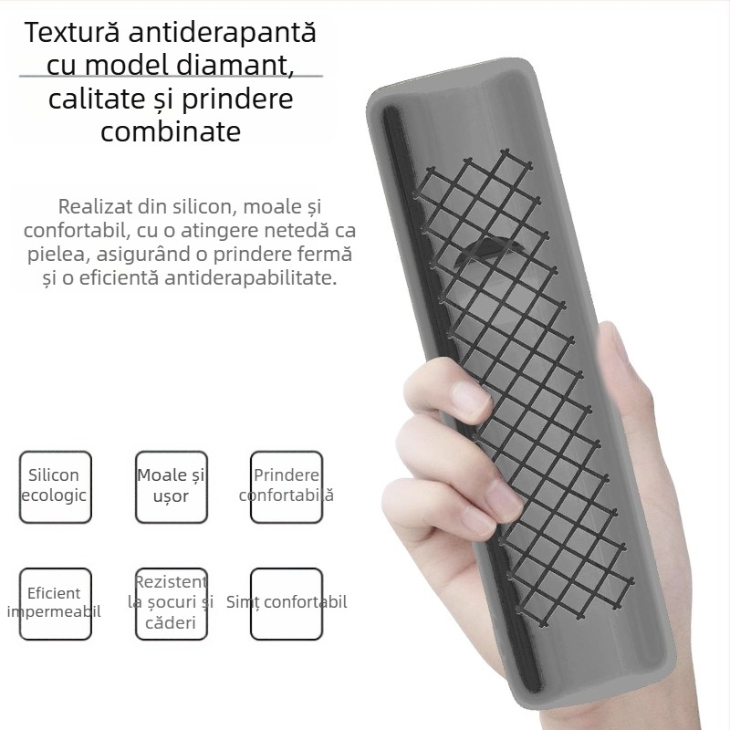 Aplicabil pentru telecomanda Samsung seria BN59, husă de protecție universală, impermeabilă, rezistentă la căderi, husă de praf din silicon all-inclusive pentru telecomanda Samsung BN59