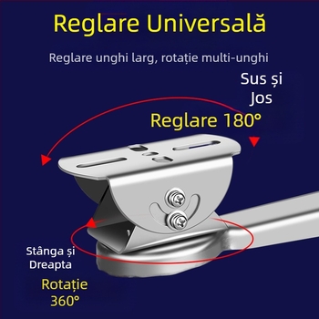 Suport din oțel inoxidabil 430, rezistent la explozie, pentru cameră, tijă de sârmă, tijă de îmbrățișare, iluminat stradal, securitate, suport cu cap de duckbill