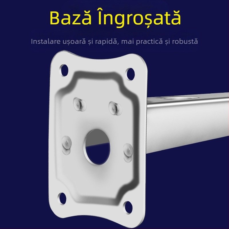 Suport din oțel inoxidabil 430, rezistent la explozie, pentru cameră, tijă de sârmă, tijă de îmbrățișare, iluminat stradal, securitate, suport cu cap de duckbill