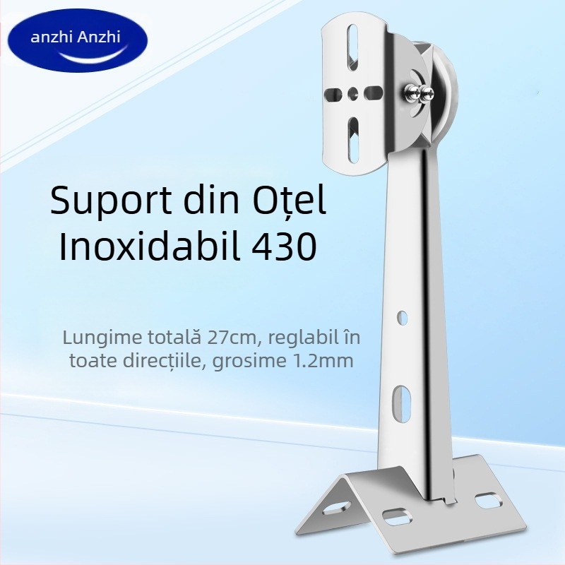 Suport din oțel inoxidabil 430, rezistent la explozie, pentru cameră, tijă de sârmă, tijă de îmbrățișare, iluminat stradal, securitate, suport cu cap de duckbill