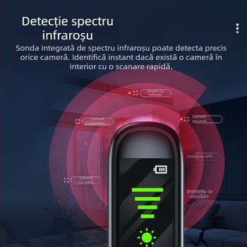 Detector de semnal wireless T66, detector de alarmă antifurt anti-monitorizare și anti-poziție