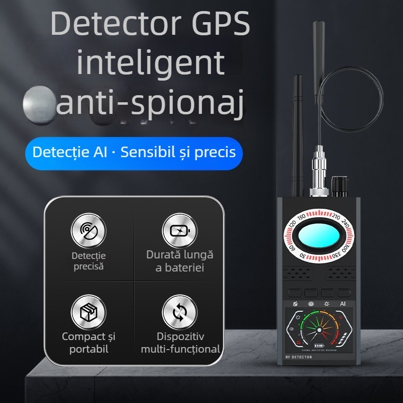Detector de cameră anti-invizibilă pentru hotel K68S, anti-interceptare, anti-monitorizare, GPS auto, anti-urmărire, detectare semnal cameră