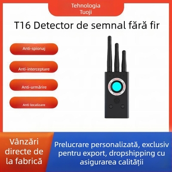 Detector T16, instrument de căutare GPS, antifurt, antisupraveghere, antiurmărire, detector de cameră cu scanare hotelieră