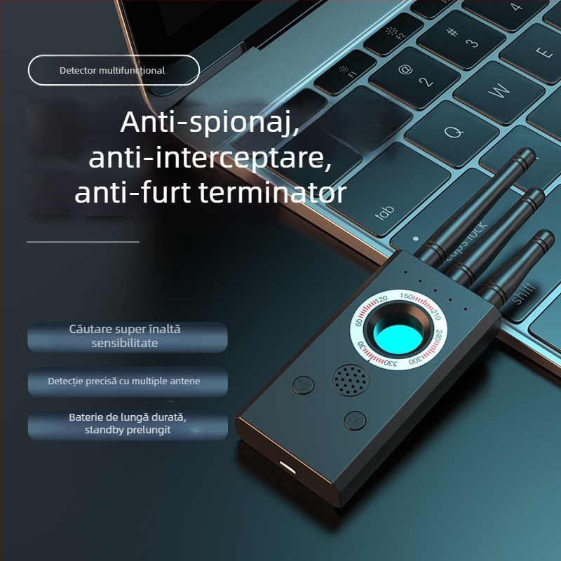 Detector T16, instrument de căutare GPS, antifurt, antisupraveghere, antiurmărire, detector de cameră cu scanare hotelieră