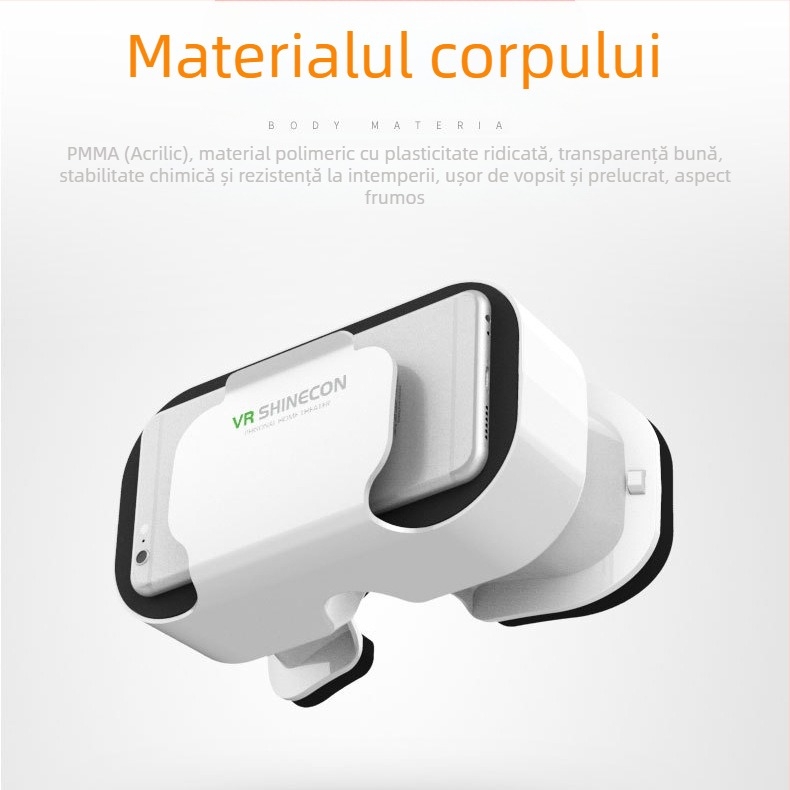 Ochelari VR magici cu oglindă încrucișată, realitate virtuală 3D, G05, teatru de jocuri mobile, mini VR montat pe cap, cadou