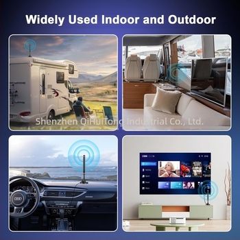 Antenă TV digitală nouă, impermeabilă, 4K HD, pentru interior și exterior, cu receptor de semnal amplificat, antenă HDTV