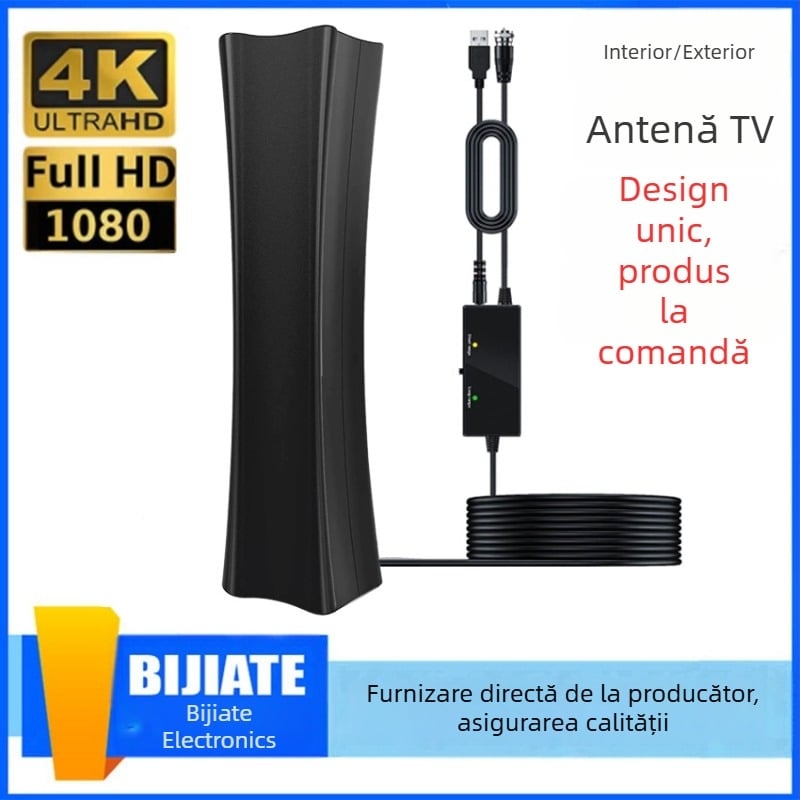 Fabrică de antene TV de interior/exterior, antenă TV, antenă HDTV, antenă DTMB cu undă terestră, model privat