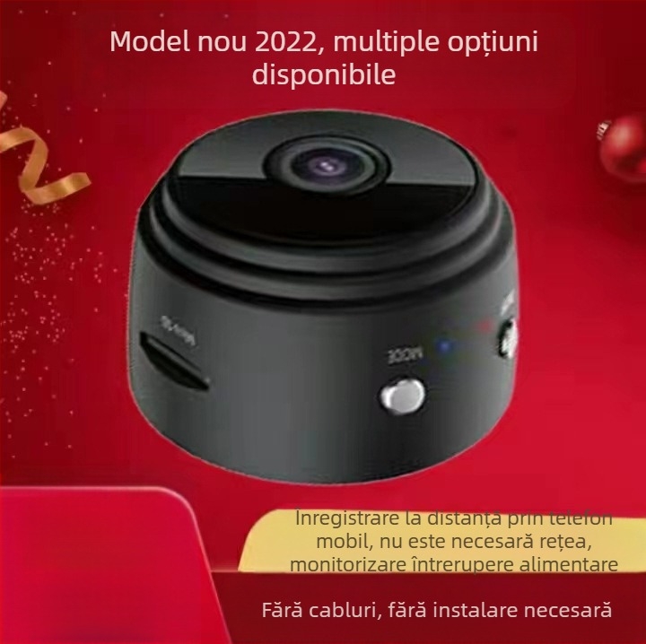 Comerț exterior pentru Blu-ray A9 HD, cameră wireless WIFI cu card de înregistrare, 1080P, color, pentru uz casnic, interior și exterior