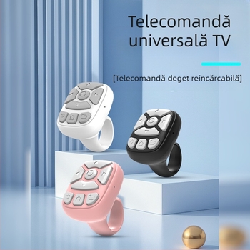 Noua telecomandă wireless Lazy Bluetooth cu inel, reîncărcabilă, cu durată de viață ultra-lungă a bateriei, complet universală, producător de telecomandă TV