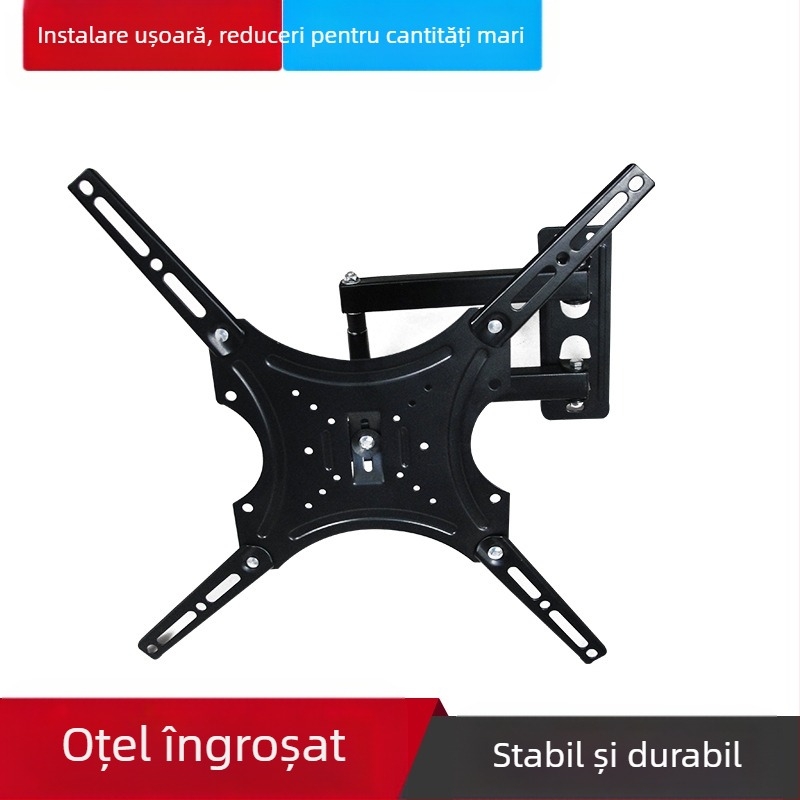 Suport TV montat pe perete, îngroșat, de 10-55 inch, rack universal, multifuncțional, universal, LCD TV rack