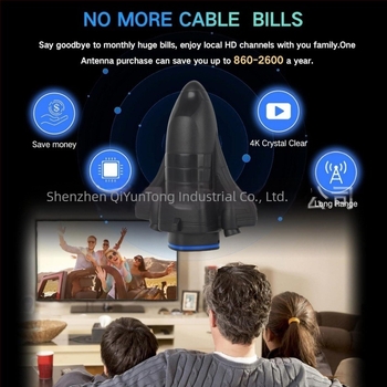 Antenă TV de interior și exterior nouă, model privat Amazon, antenă HDTV DVB-T2, antenă TV digitală de înaltă definiție