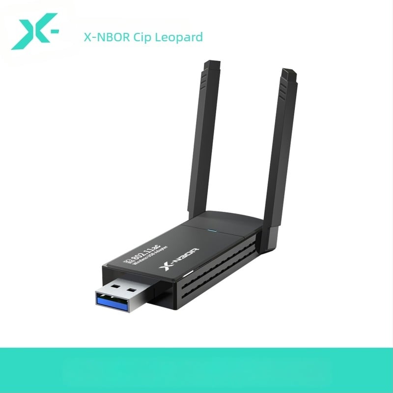 Placă de rețea wireless Xinbao 1300Mbps, placă de rețea wireless 5g, receptor Wifi pentru computer fără driver Gigabit Dual-Band