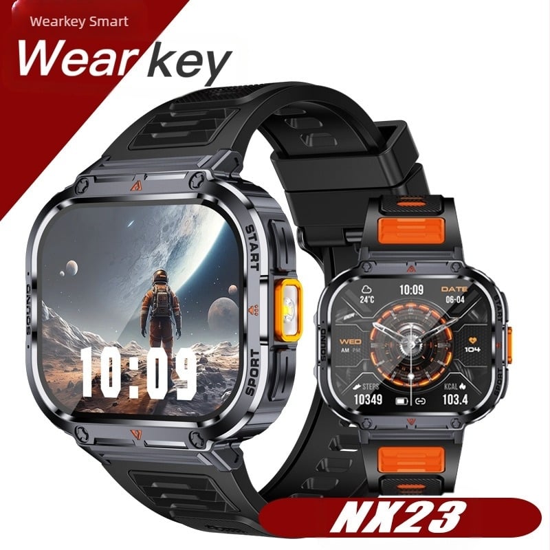 Noul ceas inteligent NX23, ecran lat de 2,0 inch, baterie de 400mAh, cadran cu informații despre sănătatea fiziologică și personalitatea, push