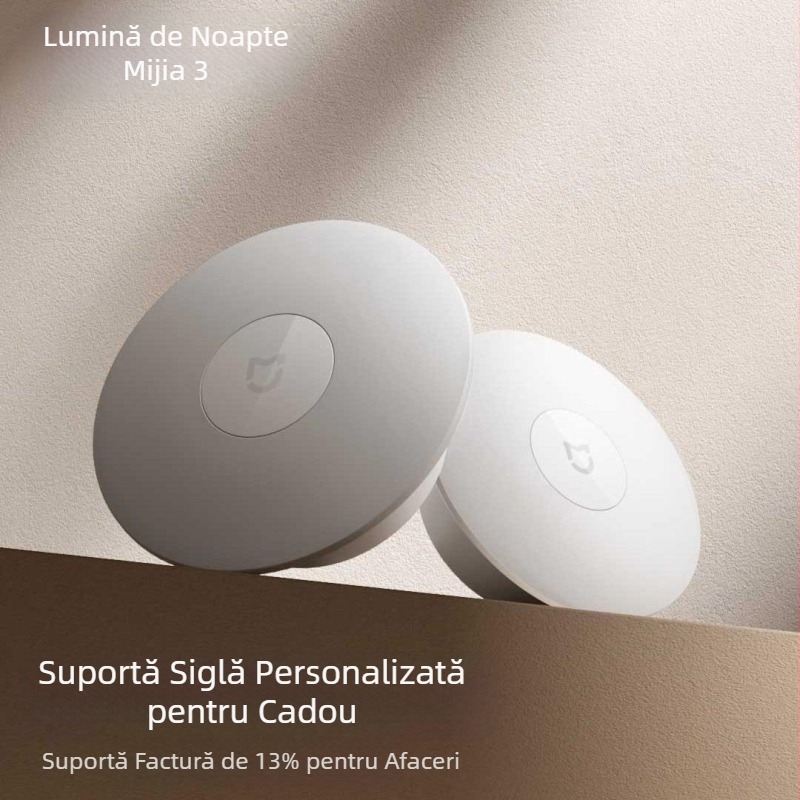 Lampă de noapte Mijia cu inducție pentru corpul uman, baie, dormitor, somn, lampă de hrănire pentru bebeluși, poate fi facturată