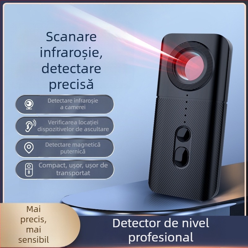 Noul detector de cameră T3 din 2023 pentru monitorizarea poziționării GPS, detector de scanare anti-invizibil pentru hoteluri