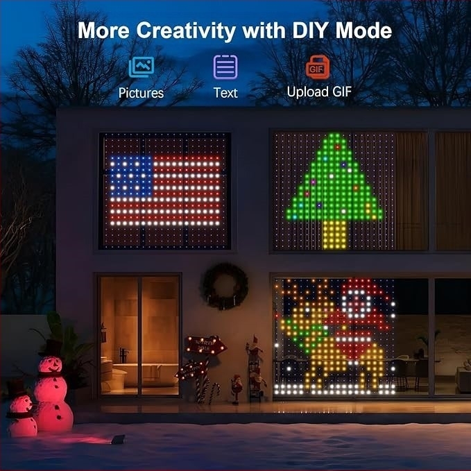 Lumini de perdea transfrontaliere, lumini colorate din sârmă din piele controlate prin puncte, de vânzare, DIY, decorare atmosferă, șiruri luminoase programabile cu aplicație inteligentă pentru perdea