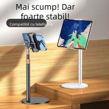 Suport metalic pentru streaming live, potrivit pentru telefoane mobile, tablete, iPad-uri, telescopic, rotativ, pentru utilizare de către persoane leneșe, desktop, en-gros, înălțime reglabilă