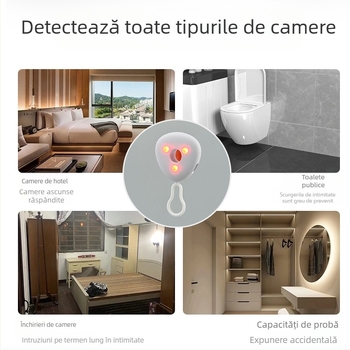 Detector cu infraroșu, cameră video, detector de scanare cu infraroșu pentru hotel, monitorizare hotelieră anti-vibrații