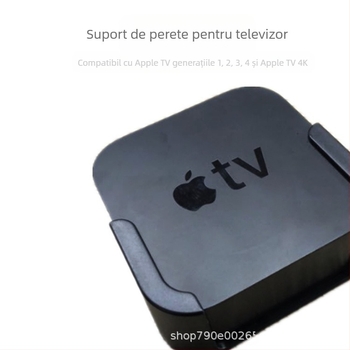 Suport Apple TV Box, suport fix de perete pentru TV Box, universal, 1 2 3 4 5, a 6-a generație