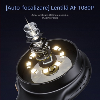 379 echipamente industriale de inspecție cu lupă de 2 inch, funcție de focalizare automată de 500X, poate face fotografii și videoclipuri pliabile