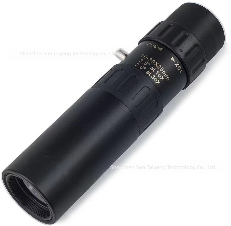Telescop monocular cu zoom 10-30 × 25, telescop metalic de înaltă definiție, portabil, pentru exterior, producători, en-gros