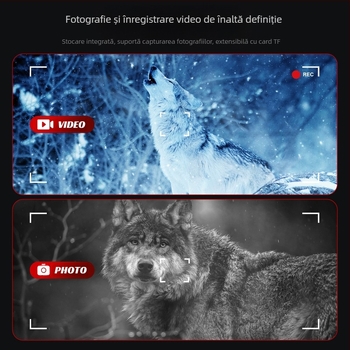 2025 Noua cameră 329 cu plasă unică, 2 inci, 10X Ultra HD, pentru fotografie și video de zi și de noapte, vedere nocturnă în infraroșu pentru exterior