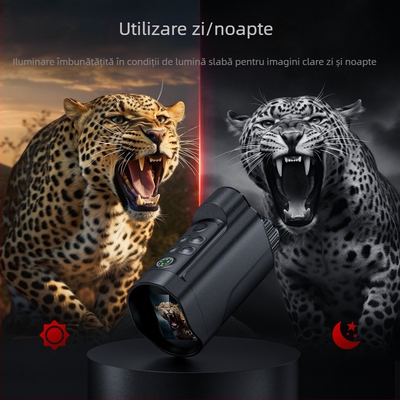 2025 Noua cameră 329 cu plasă unică, 2 inci, 10X Ultra HD, pentru fotografie și video de zi și de noapte, vedere nocturnă în infraroșu pentru exterior