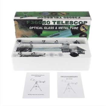 Telescop astronomic F36050 cu diametru mare, tub unic HD, putere mare, observare stelară de 90 de ori, cadou de vacanță pentru studenți și copii