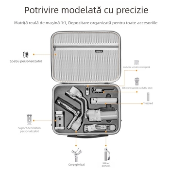 Accesorii fotografice DJI Stabilizator DJI Ronin Shadow RS4 Geantă de umăr Geantă de depozitare portabilă crossbody rezistentă la căderi