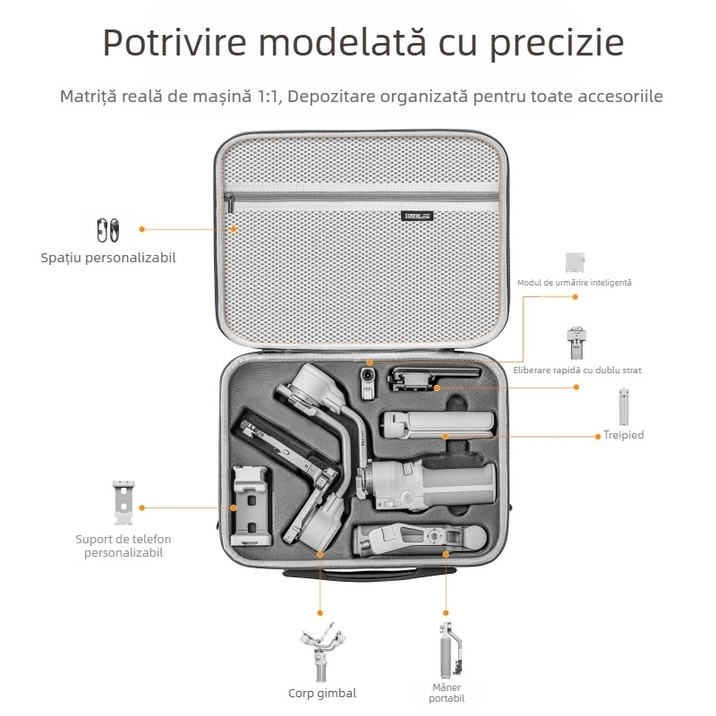 Accesorii fotografice DJI Stabilizator DJI Ronin Shadow RS4 Geantă de umăr Geantă de depozitare portabilă crossbody rezistentă la căderi