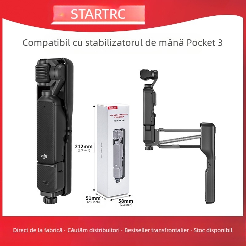 Startrc este potrivit pentru Pocket3, stabilizator portabil cu absorbție a șocurilor, accesorii pentru camere sport, Dji, pantaloni cu buzunar cu clapă, accesorii pentru camere